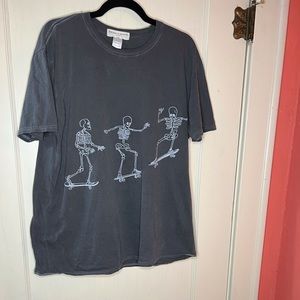 Project Social T Urban Outfitters T shirt with skeletons one size